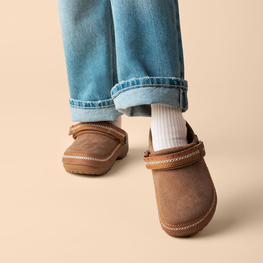 Kids' Crafted Vegan Suede Stitch Clog - US 7734