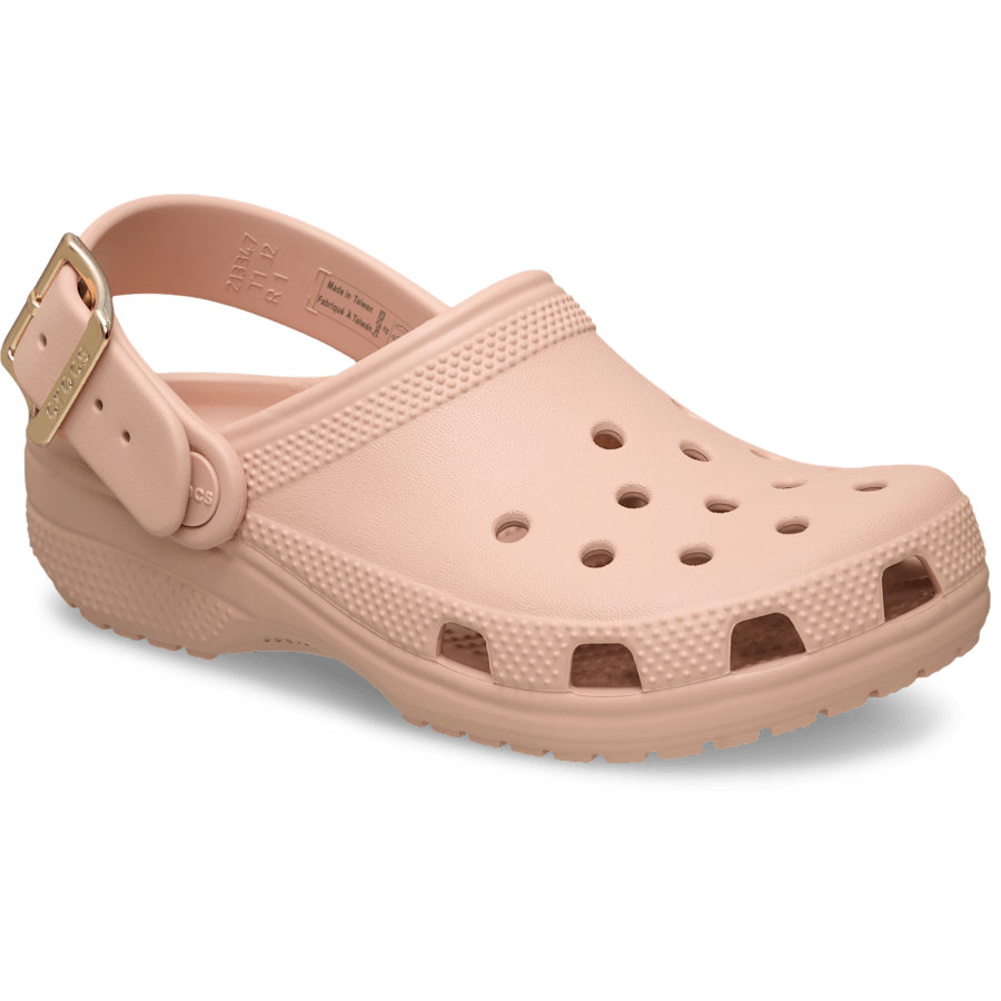 Classic Metallic Buckle Clog - US 4788