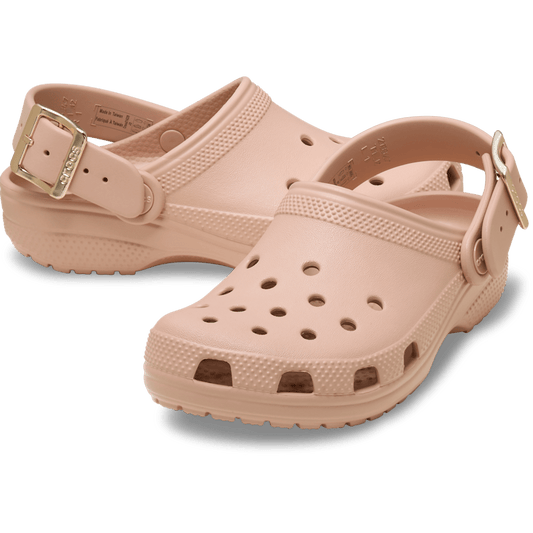Classic Metallic Buckle Clog - US 4788