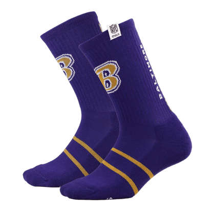 NFL Baltimore Ravens Crocs Socks - US 4186