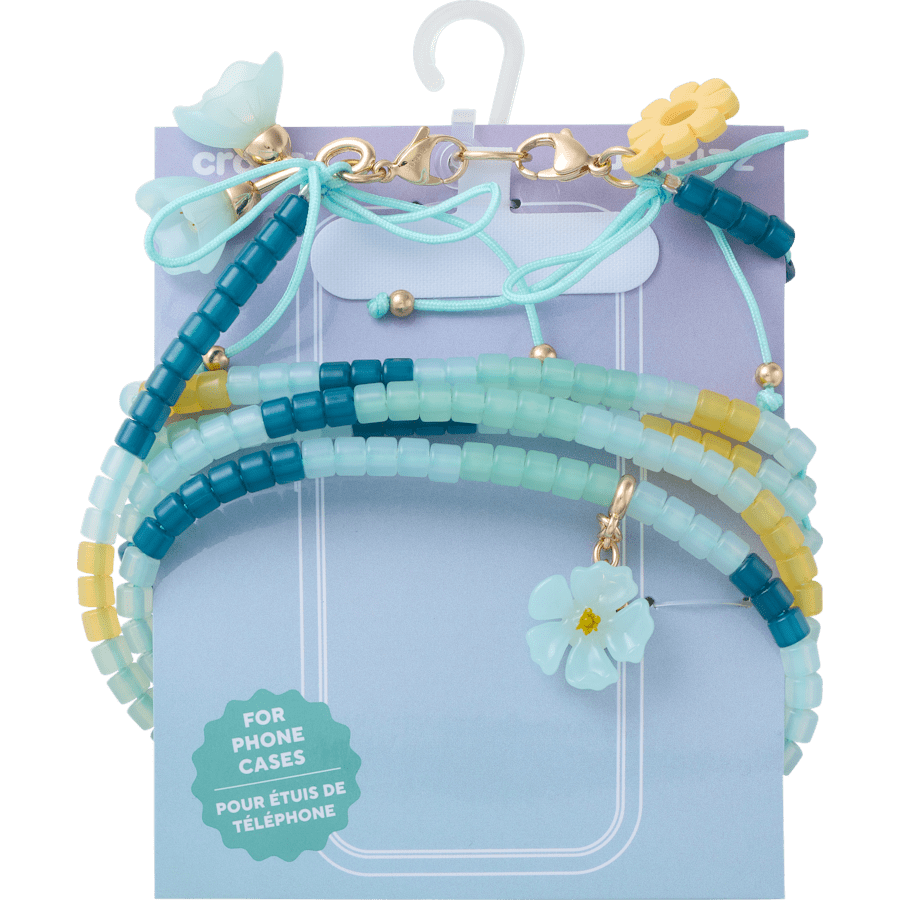 Floral and Pearl Crossbody Phone Chain - US 1709