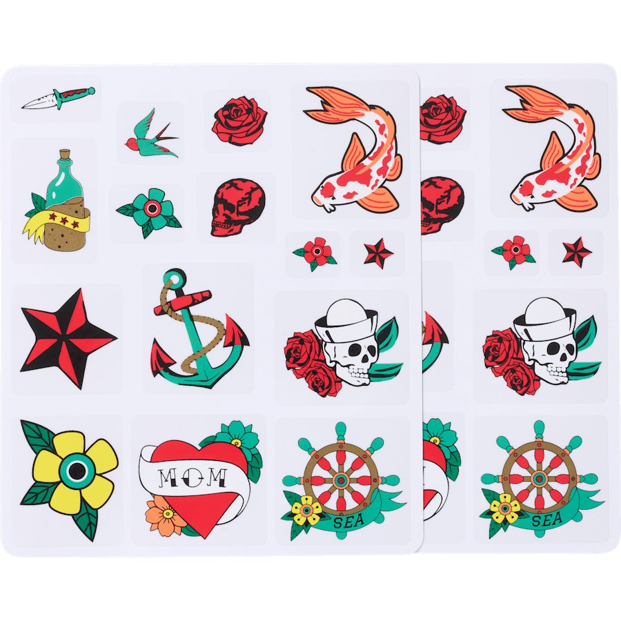 Traditional Art Shoe Tattoos - US 2341